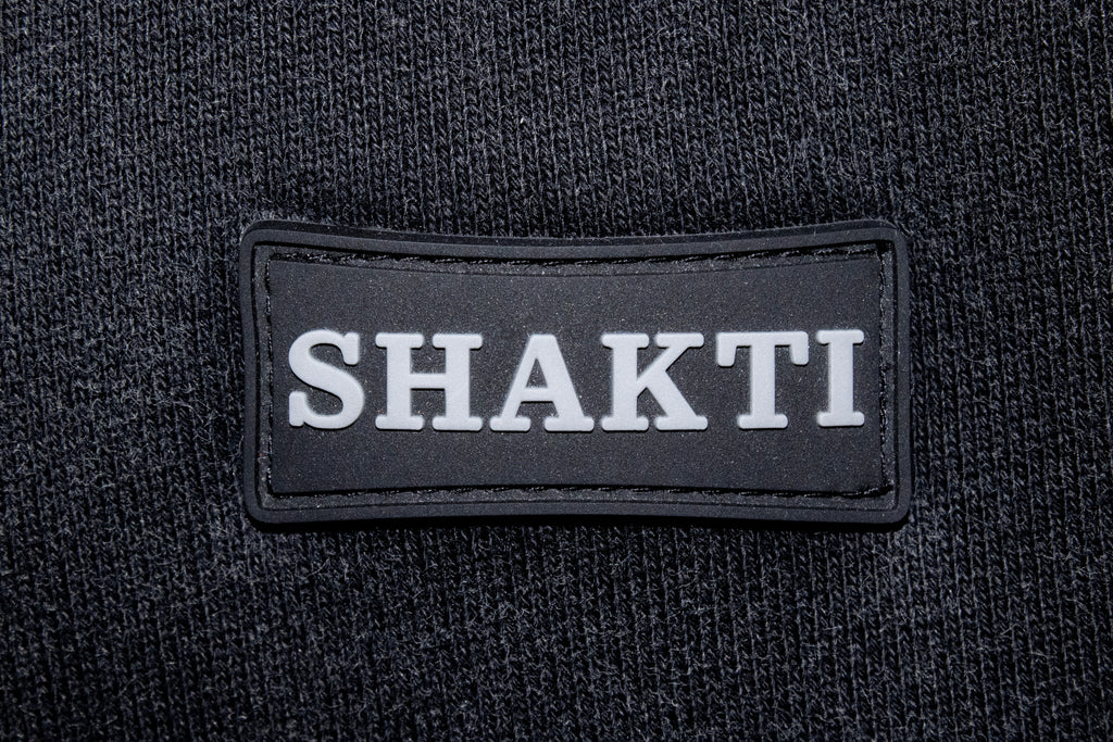 Cropped STW Zip Up - Charcoal Black