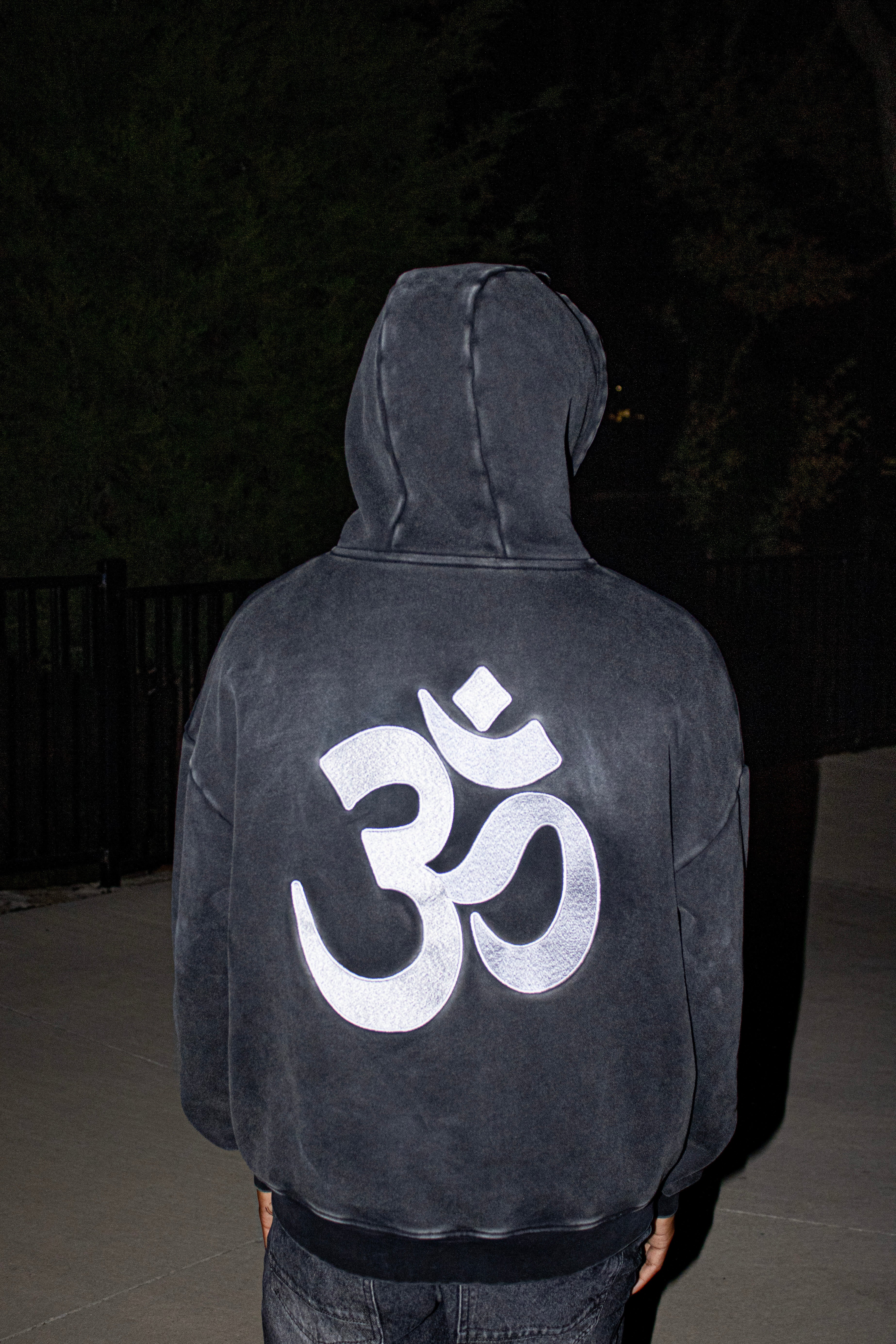 Cropped STW Zip Up - Charcoal Black