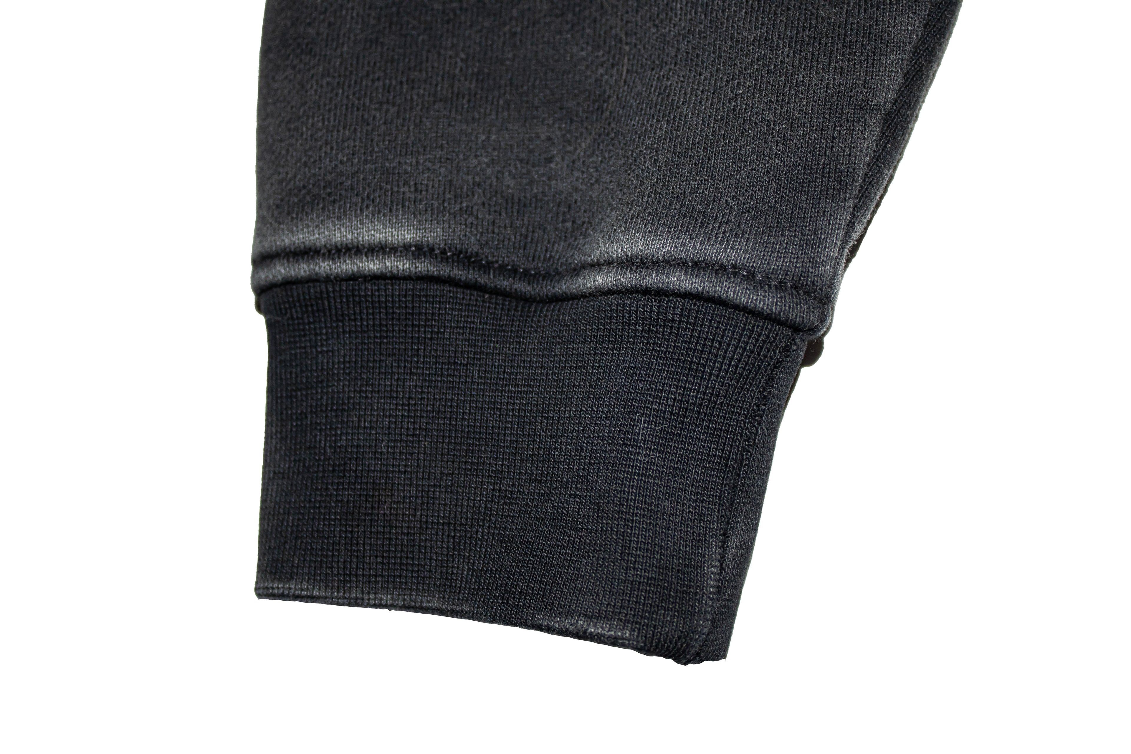 Cropped STW Zip Up - Charcoal Black