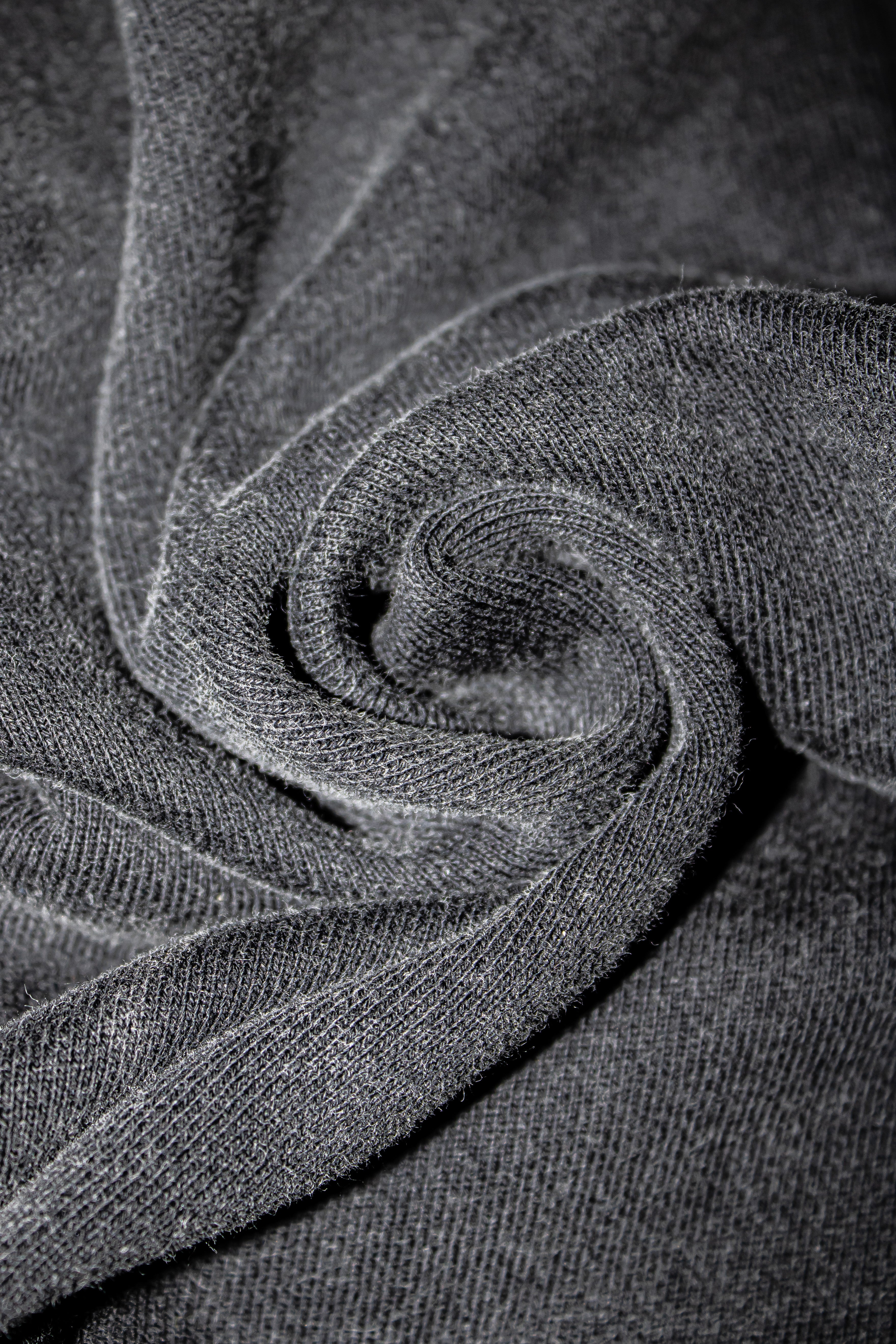 Cropped STW Zip Up - Charcoal Black